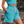 Pastel Summer Oversized Shorts Mint Blue